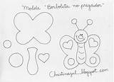 Borboleta Figuras Foami Pregador Borboletas Mariposa Animalitos Foamy Forofantasiasmiguel sketch template