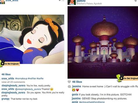 If Disney Princesses Had Instagram Accounts