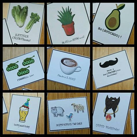 punny greeting cards etsy