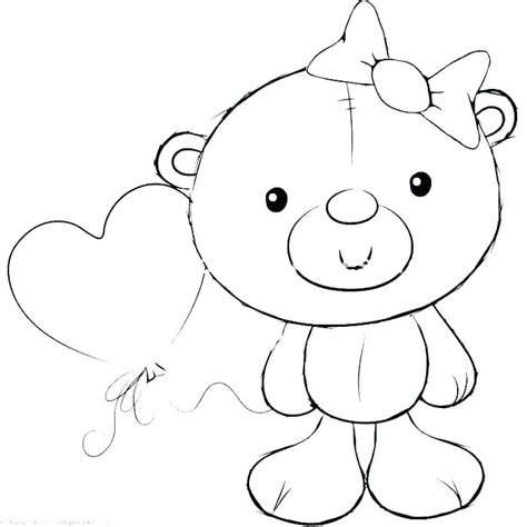 cute bear coloring pages  getcoloringscom  printable colorings