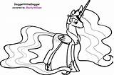 Celestia Princess Coloring Pages Pony Little Luna Mlp Printable Mewarnai Colouring Print Color Part Sheets Getcolorings Exclusive Book Introducing G4 sketch template