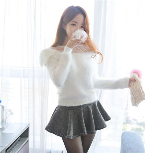 Bhwjlay Angora Tumblr Asia Girl Girls Sweaters