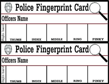 fingerprint cards  paperclips  pencils teachers pay teachers