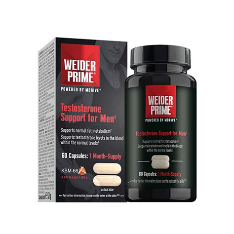 Weider Prime Testosterone Support For Men 60 κάψουλες