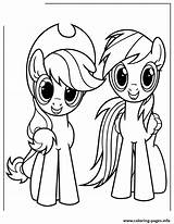 Rainbow Dash Coloring Applejack Pages Printable Online Color Lovely Book Coloringpagesonly sketch template
