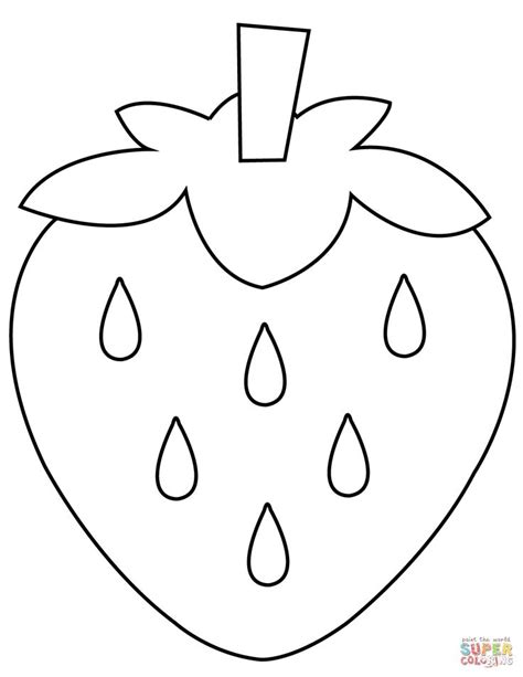 strawberry super coloring fruit coloring pages coloring pages art