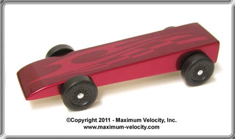 wedge pinewood derby kit maximum velocity