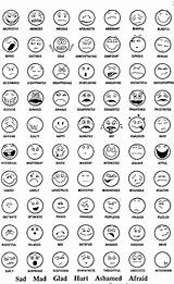 Emotions Faces Emotion Face Feeling Chart Feelings Printable List Facial Cartoon Expression Coloring Emotional Expressions Pages Worksheet Sad Clipart Kids sketch template