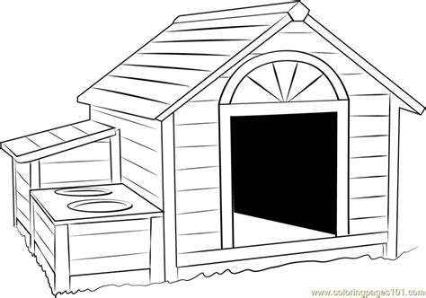doghouse coloring pages