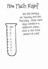 Rainfall Maths Sparks sketch template