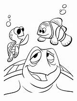 Nemo Coloring Finding Color Pages Print Kids Disney Characters sketch template
