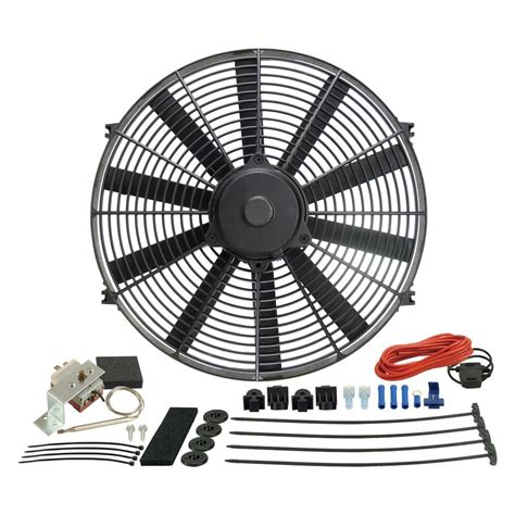 derale performance  dyno cool electric fan  mechanical fan