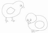 Vector Chickens Coloring Clip Clker Ocal Shared sketch template