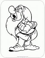 Grumpy Dwarfs Disneyclips sketch template