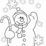 Cane Snowman Candy Surfnetkids Coloring sketch template