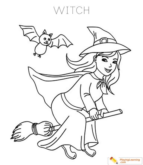 cartoon witch coloring pages halloween witch  stars halloween