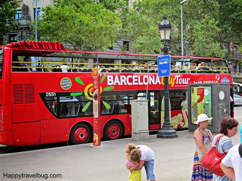 happy travel bug barcelona  bus