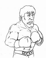 Rocky Balboa Coloring Pages Boxing Favors Roky Deviantart Print Template Search sketch template