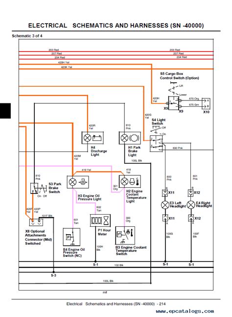john deere gator  wiring diagram  olive wiring