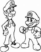 Mario Wecoloringpage sketch template