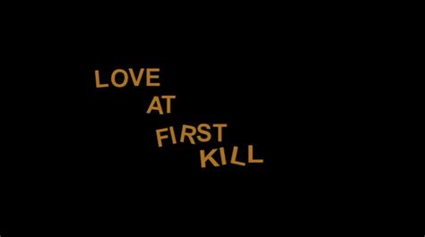 Love At First Kill 2008 Dvd Menus