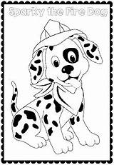 Fire Dog Sparky Safety Coloring Week Printables Prevention Firefighter Grades Pages Worksheets Preschool Activities Printable Crafts Culering Fun Website Community sketch template