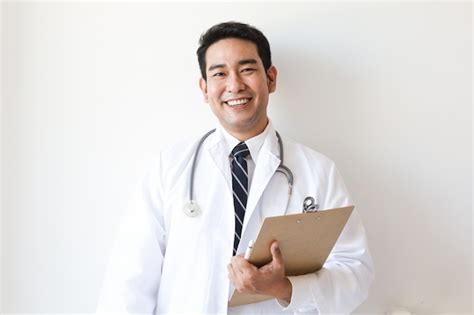 Premium Photo Asian Man In Doctor Uniform In Hospital