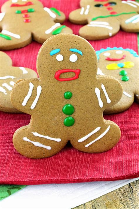 fashioned gingerbread men cookies