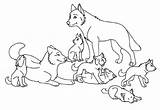Wolf Coloring Pages Pack Wolves Pup Drawing Baby Printable Template Kids Drawings Colouring Babies Color Print Wolfs Animal Getcolorings Templates sketch template