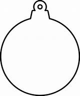 Ornament Clipart Christmas Drawing Line Ornaments Library sketch template