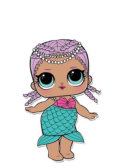 lol dolls mermaid coloring page cvdlipids