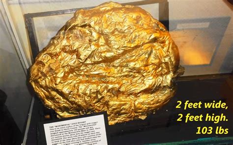 largest gold nugget    california