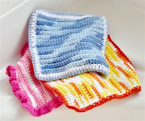 quick  easy crochet dishcloth cheapthriftylivingcom