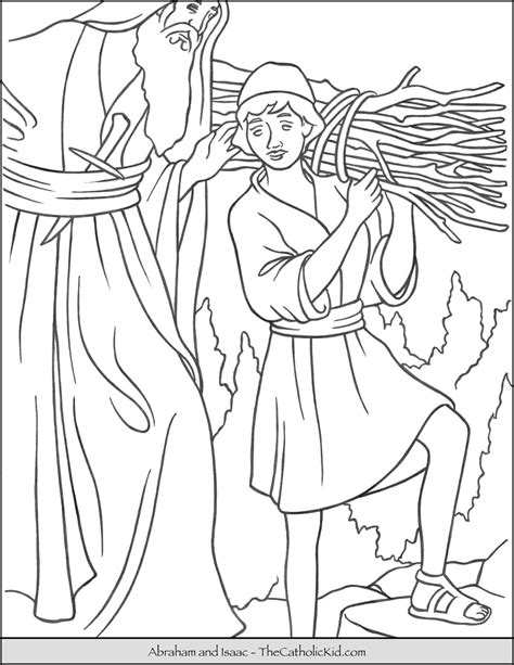 isaac  coloring page coloring pages