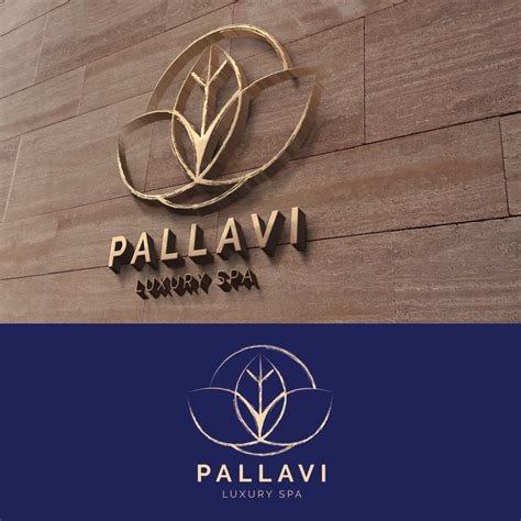 logo  pallavi luxury spa  shown    graphic design