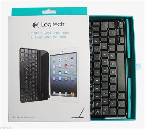 logitech ipad mini retina wireless ultrathin keyboard cover   black walmartcom