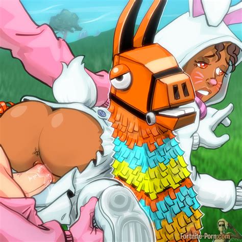 bunny brawler fucking over a lama fortnite porn