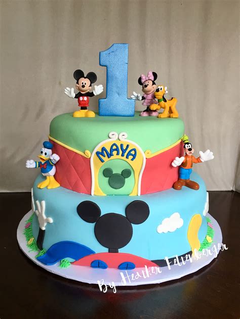 mickey mouse clubhouse cake ideas  pinterest mickey mouse