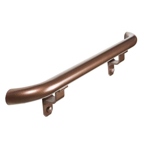 ez handrail  ft copper vein aluminum  hand rail kit ezakwr cv  home depot
