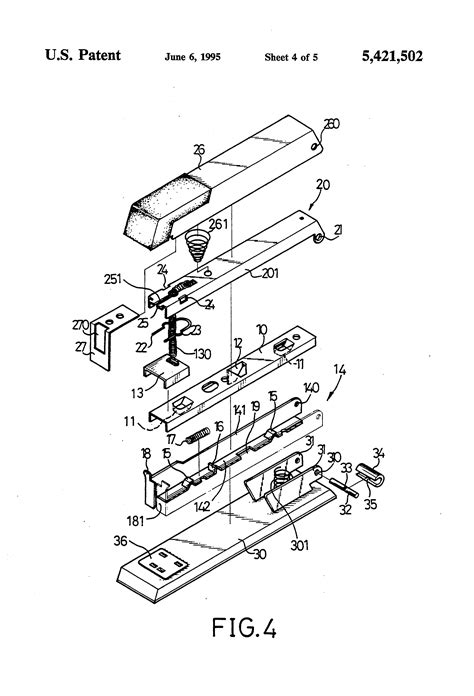 patent  stapler google patents