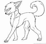 Coloring Pages Baby Wolves Wolf Cute Printable Color Anime Print Getcolorings sketch template