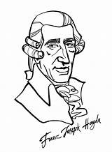 Franz Haydn sketch template