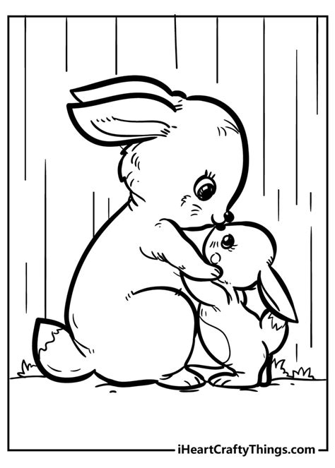 coloring pages bunny