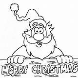 Merry Christmas Coloring Pages Say Getdrawings sketch template