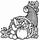 Harvest Coloring Pages Fall Getcolorings Print sketch template