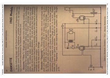 dansette schematics service manual  circuit diagram