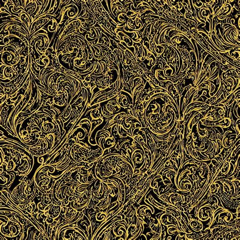 intricate filigree  wallpaper gold  black svg stable diffusion