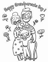 Grandparents Coloring Pages Printable Happy Sheets Drawing Kids Pdf Printables Coloringcafe Crafts Colouring Cards Funny Print Bestcoloringpagesforkids Creative Getdrawings Choose sketch template