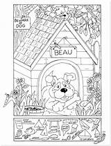 Hidden Coloring Puzzles Objects Pages Kids Printable Puzzle Object Printables Search Games Find Puppy Highlights Adult Adults Finds Disney Worksheets sketch template