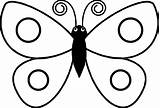 Butterfly Coloring Pages Drawing Kids Simple Colouring Preschool Color Printable Clipartmag Easy Large Getdrawings Related Print Getcolorings sketch template
